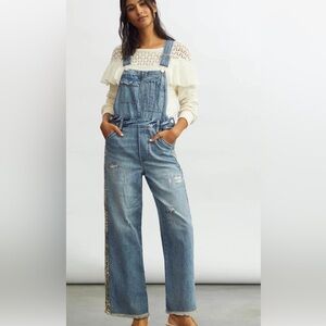 Anthropologie Pilcro Light Blue Denim Overalls